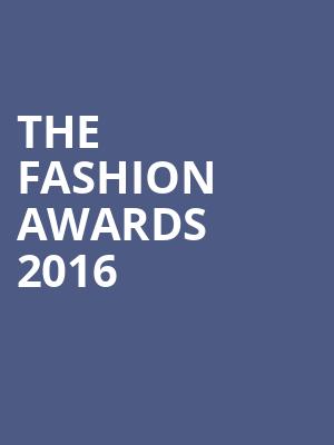 The Fashion Awards 2016 at Royal Albert Hall